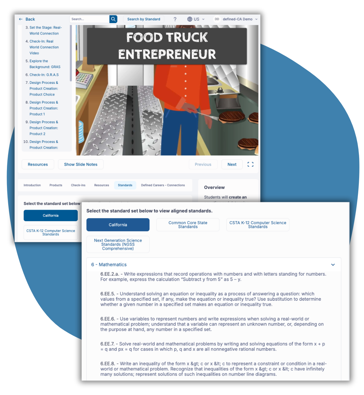 Defined & California Alignment